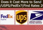 Does it Cost More to Send UPS, USPS FedEx?