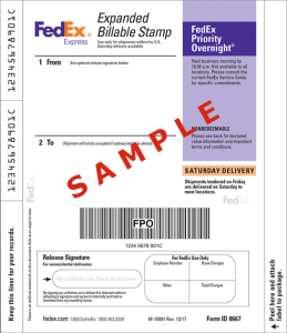 Fedex shipping labels