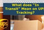 what does in transit means on ups tracking?