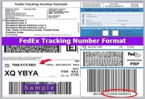 FedEx Tracking Number Format 1