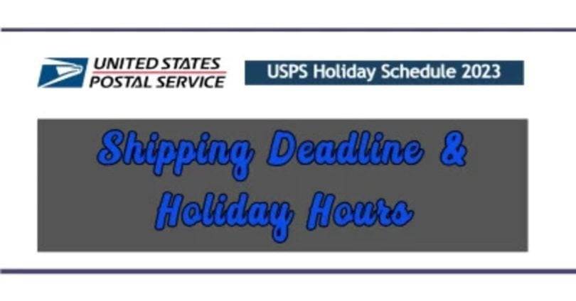 USPS Holiday Schedule 2023